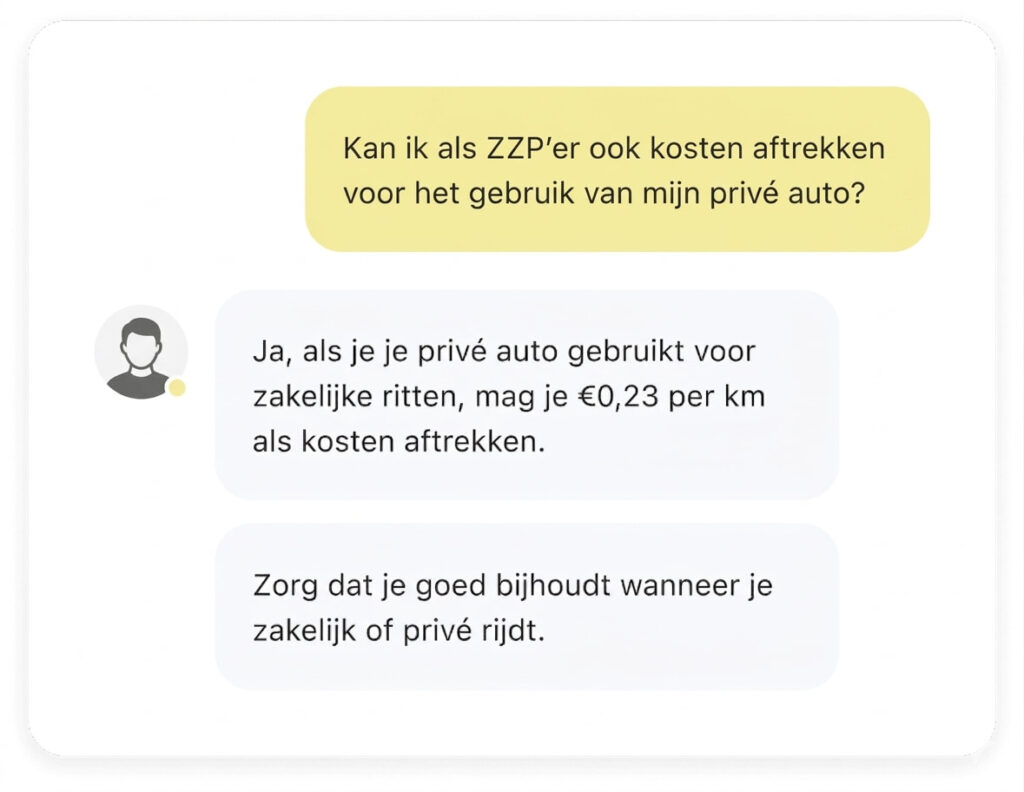 Altijd persoonlijk contact met je boekhouder